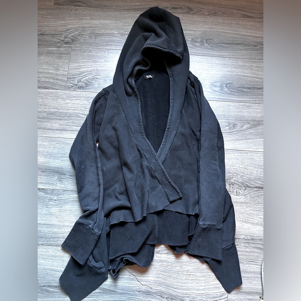 Vintage CROSSFOX Black Hooded BAST sz.M